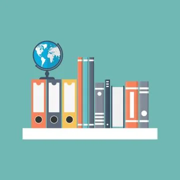 Education concept vector illustration in flat design. Stock Illustration