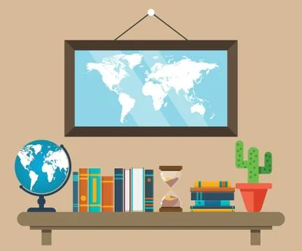 Education concept vector illustration in flat design. Stock Illustration