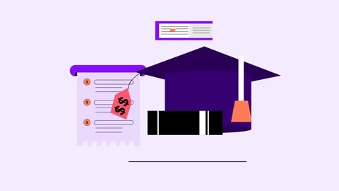 Education cost Stock Footage 312111955