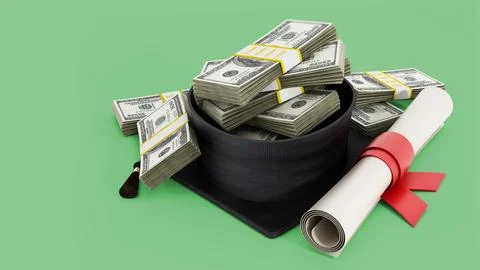 Education costs Stock Illustration