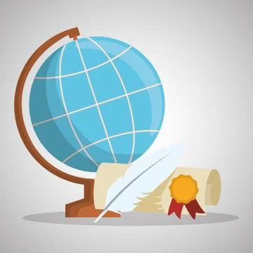 Education design. learning icon. isolated illustration , vector Stock Illustration