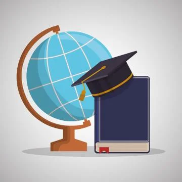 Education design. learning icon. isolated illustration , vector Stock Illustration