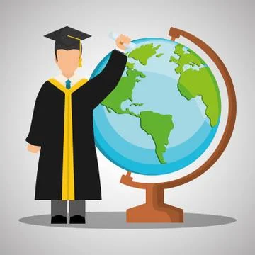 Education design. learning icon. isolated illustration , vector Stock Illustration