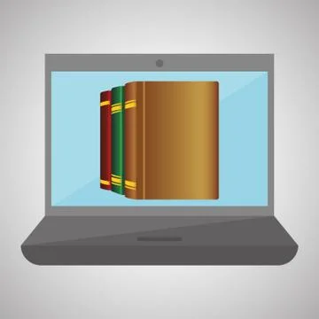 Education design. learning icon. isolated illustration , vector Illustrazione stock