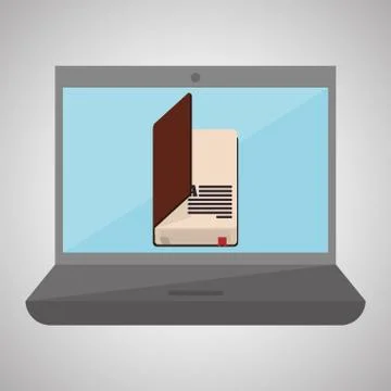 Education design. learning icon. isolated illustration , vector Stock Illustration