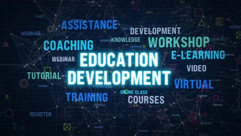 Education development  coaching workshop concept video Stock-Footage 203894013
