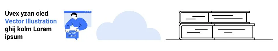 Education, digital storage, cloud computing, e-learning, knowledge sharing, a 库存插图