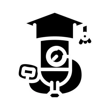 Education diving school glyph icon vector illustration Stock Illustration