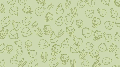 Education doodle education doodle forms a seamless repeating pattern of outlined Stock Footage 333048336