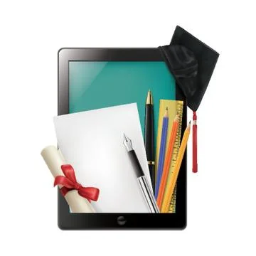 Education Elements Design Stock Illustration