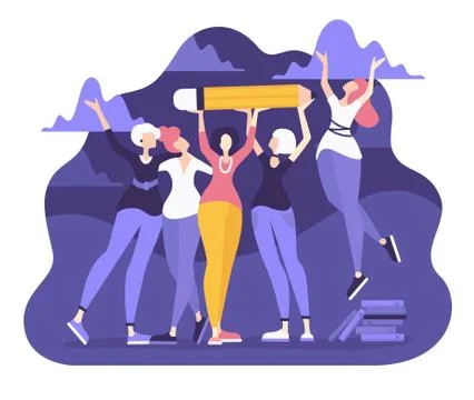 Education. Flat design vector illustration concept for web Stock Illustration