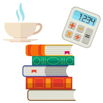Education Flat Icon Set Stock Illustration