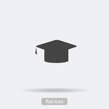 Education icon, Black vector is type EPS10 Stock Illustration