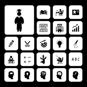 Education  icon Stock Illustration