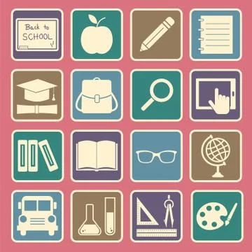 Education icon Stock Illustration