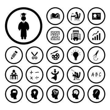 Education  icon Stock Illustration