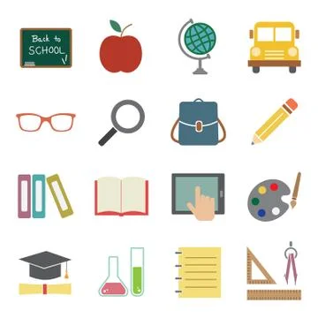 Education icon Stock Illustration