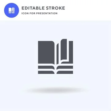 Education icon vector, filled flat sign, solid pictogram isolated on white, logo Stock Illustration