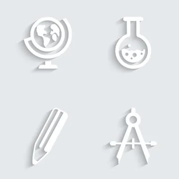 Education Icons | Basics Stock Illustration