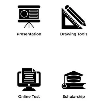 Education Icons Bundle イラスト素材
