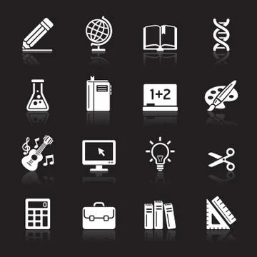 Education Icons set 1. Vector Illustration. More icons in my portfolio. Stock Illustration