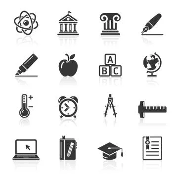 Education Icons set 2. Vector Illustration. More icons in my portfolio. Stock Illustration