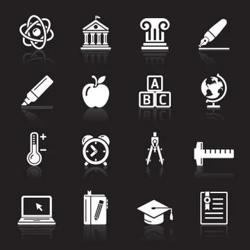 Education Icons set 2. Vector Illustration. More icons in my portfolio. Stock Illustration