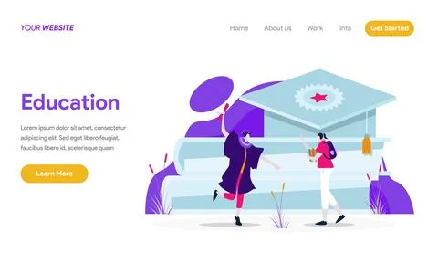 Education Illustration Concept イラスト素材