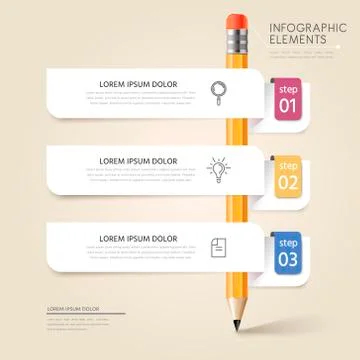 Education infographic design Stock Illustration