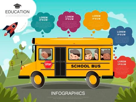 Education infographic design Stock Illustration
