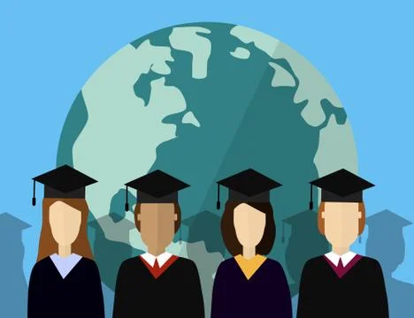 Education infographic. Flat vector illustration for e-learning and online edu Stock Illustration