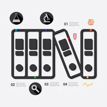 Education infographic Stock Illustration