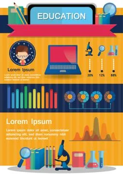 Education Infographic イラスト素材
