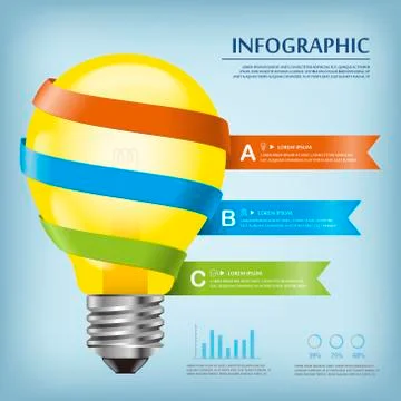 Education infographic template Stock Illustration