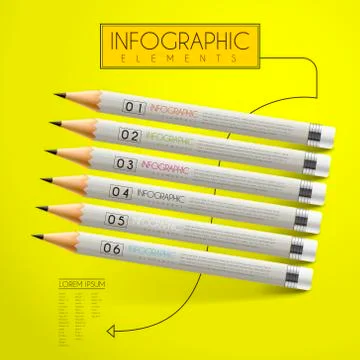 Education infographic template Stock Illustration