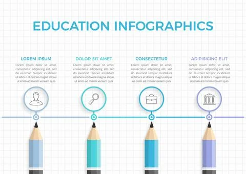 Education Infographics Stock Illustration