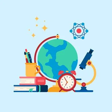 Education, internet studying. Stock Illustration