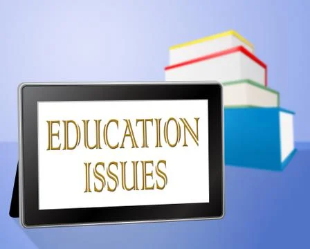  Education Issues Showing Training Tutoring And Web Illustrazione stock