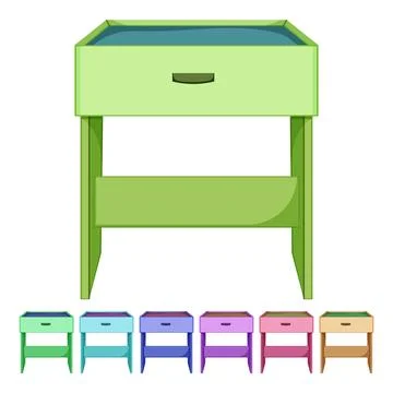Education kid table cartoon vector graphic イラスト素材