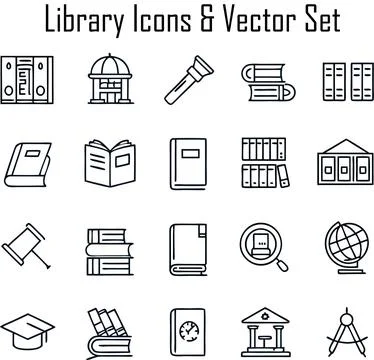 Education &amp; Knowledge Themes Stock Illustration