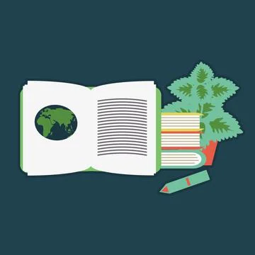 Education learning illustrarion Stock Illustration