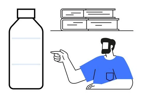 Education, learning materials, guidance, hydration, literacy, modern tools. A Stockillustratie