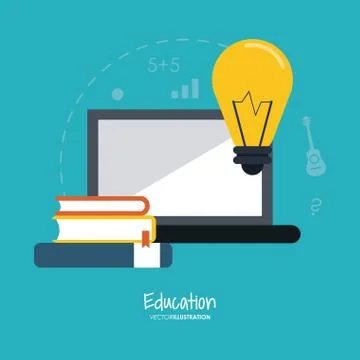 Education learning school design Stock Illustration