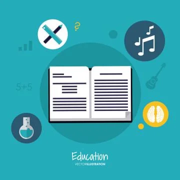 Education learning school design Stock Illustration