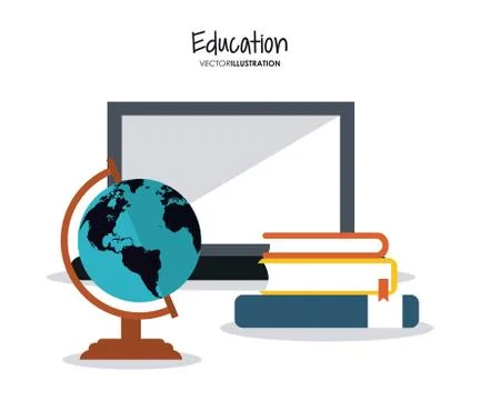Education learning school design Illustrazione stock