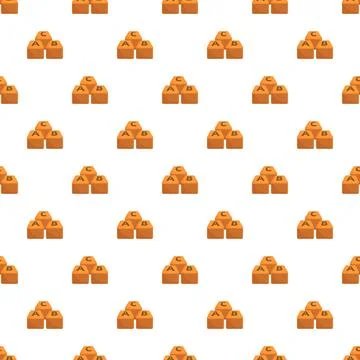 Education learning studying concept seamless pattern blocks Illustrazione stock