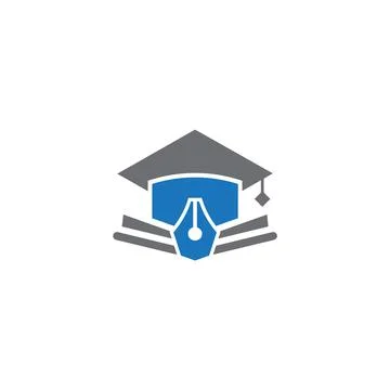 EDUCATION Letter monogram Initial Logo Design Template Vector Illustration... Illustrazione stock