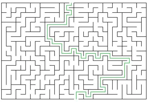 Education logic game labyrinth for kids. Find the right way. Stock Illustration
