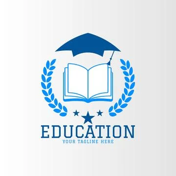 Education Logo Design And Vector Illustration. Stock Illustration