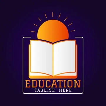 Education Logo Design And Vector Illustration. Stock Illustration